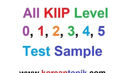 kiip level 4 test sample
